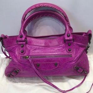 2007 magenta first Balenciaga bag